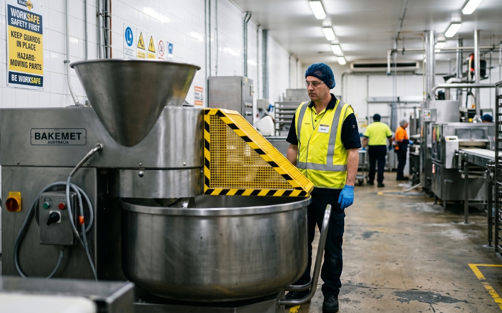 workplace machinery guarding fine