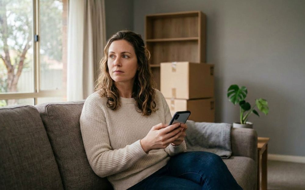 woman contemplating about mistakes after separation